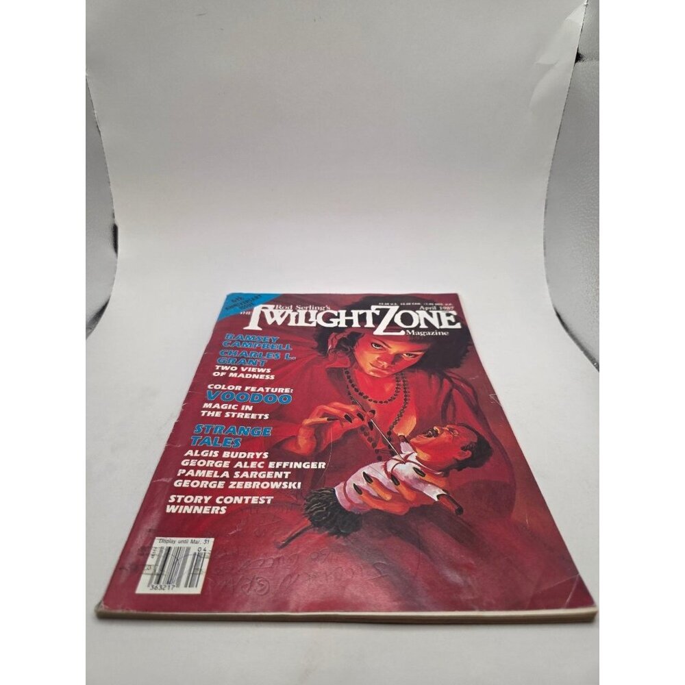 Twilight Zone Magazine April 1987 4th Anniversary Voodoo Horror Sci-Fi